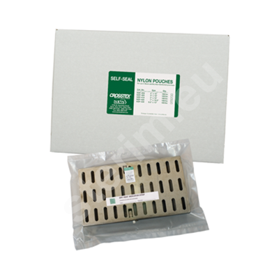 Nylonowe torebki do sterylizacji gorącym powietrzem 5,10 x 25,40 cm, 100 sztuk