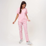 Spodnie medyczne damskie Sunrise Basic Classic Fresh - jasny róż - 7