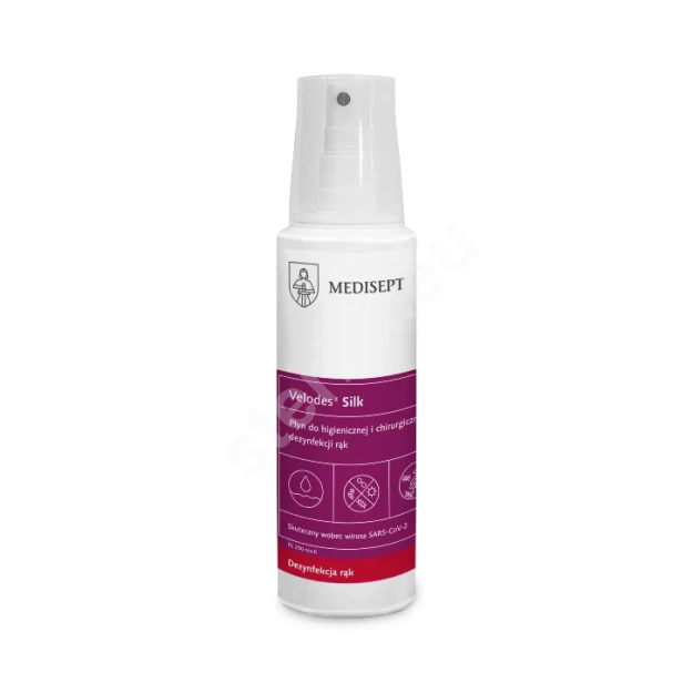 Velodes Skin 250ml do dezynfekcji dłoni i skóry Medisept