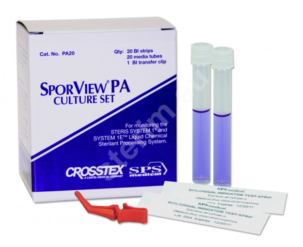 Spor View® Biologiczny test kontroli sterylizacji paskowy z pożywką