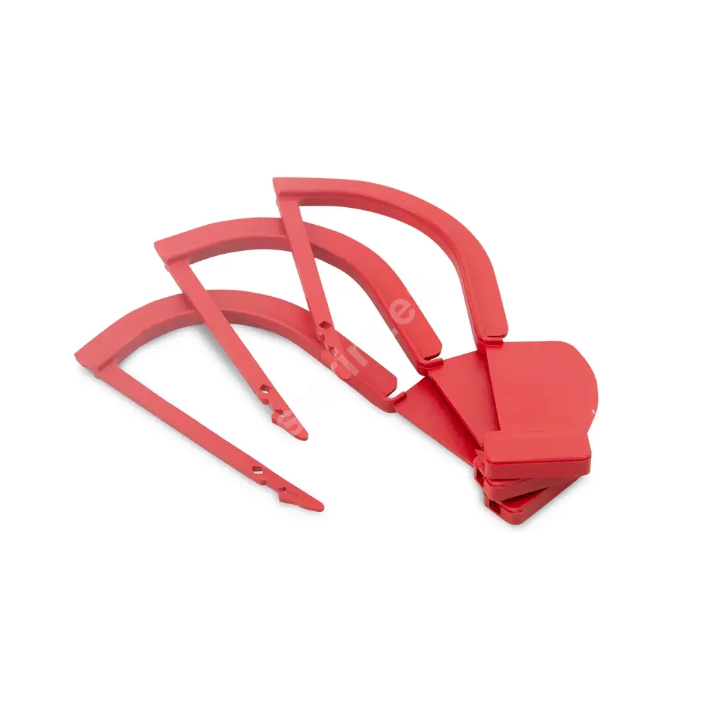 Red plastic seals without an indicator for sterilization - 50 pcs