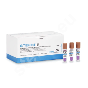 Ampułkowe testy biologiczne szybkiego odczytu do sterylizacji parowej marki Sterim