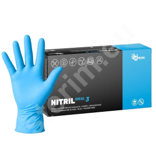 Rękawiczki nitrylowe niebieskie IDEAL3 Espeon 100 sztuk