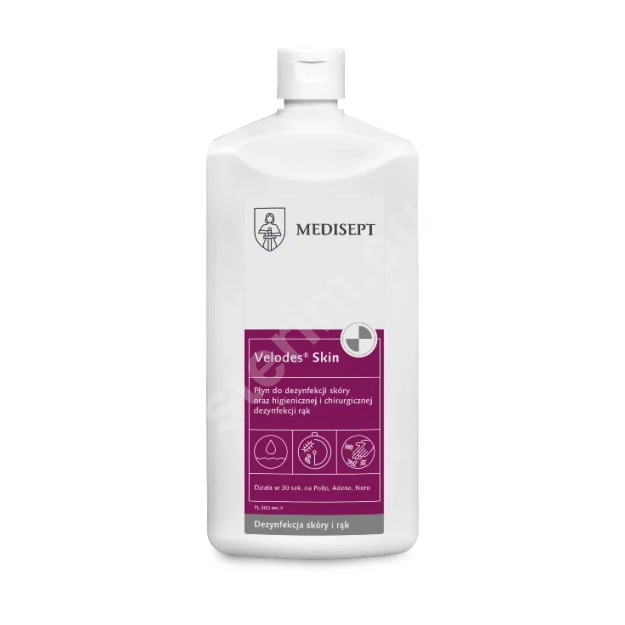 Płyn do dezynfekcji skóry i dłoni Velodes Skin 500ml Medisept