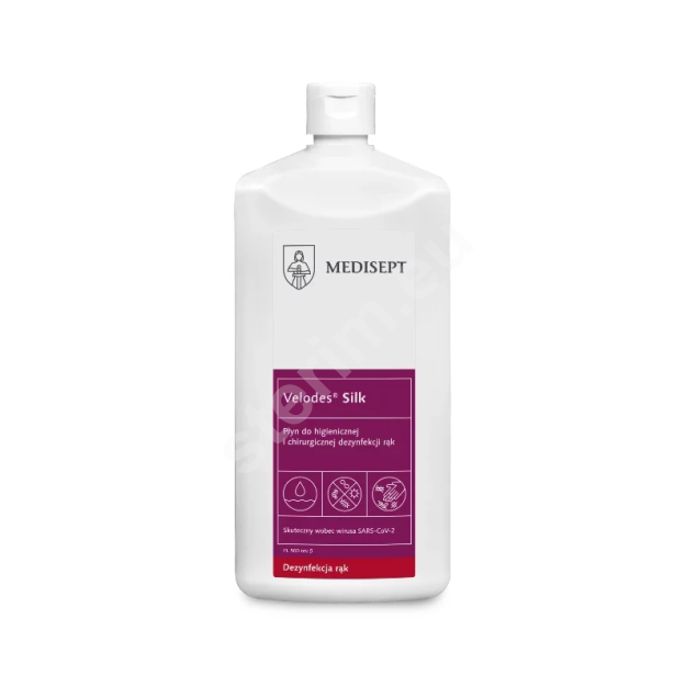 Velodes Silk 500ml do dezynfekcji dłoni, skóry i powierzchni