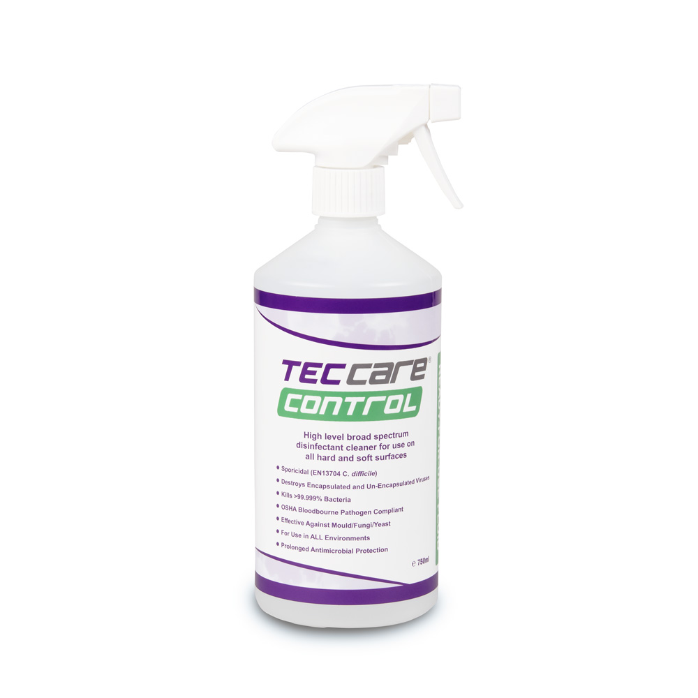 TECcare Control gotowy do użycia spray do dezynfekcji powierzchni