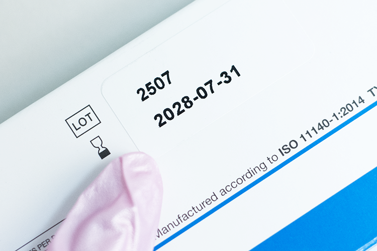 Data ważności na testach chemicznych do sterylizacji